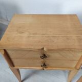 Pair of art deco bedside tables