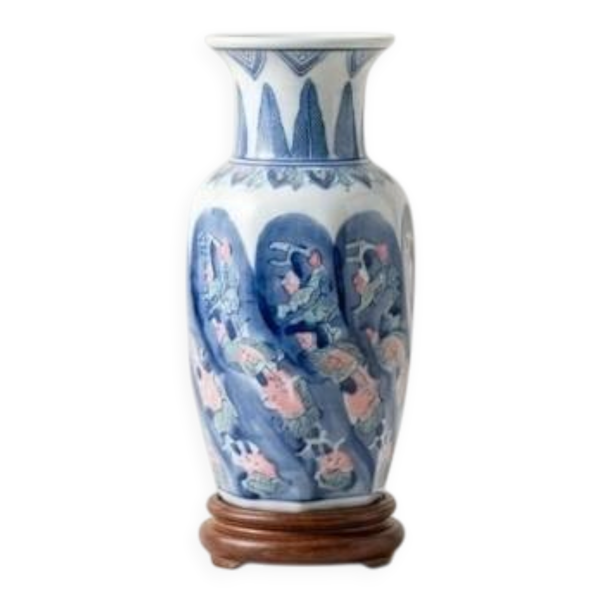 Light blue vase, quite maritime, somewhat medieval and very beautiful.