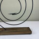 Sculptural spiral candlestick