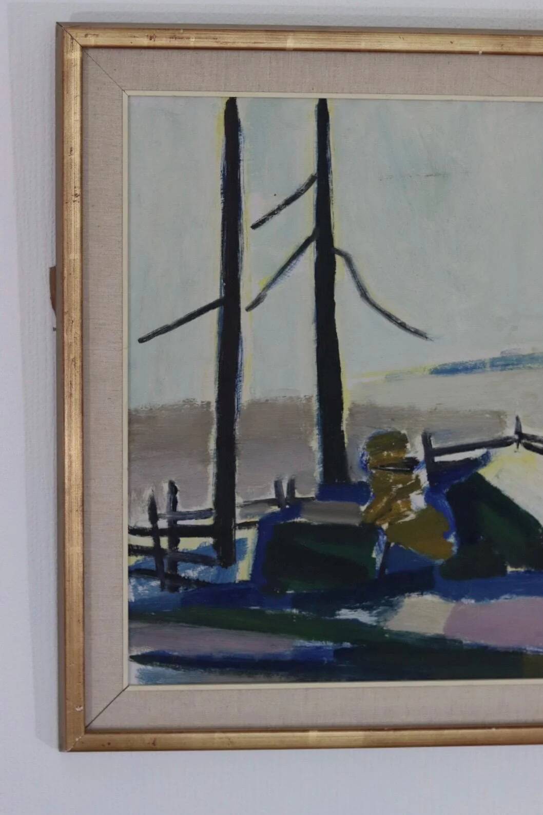 Winter day in the garden by Kåge Liefwendal 1960s