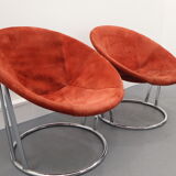 Coffee Table & Chairs Set by E. Lusch for Lusch & Co., 1960s, Set of 3
