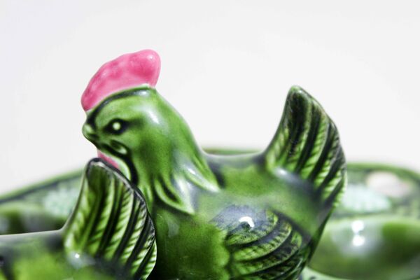 Service à œufs en faïence sel et poivre