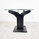 Bamboo dining table by Vivai Del sud, 1970s