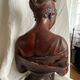 Bust of the Recamier in painted plaster