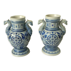 paire de vases en grès