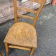 lot 4 Chaises bistrot dépareillé bois courbé