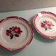 Two flat plates of sarreguemines cibon vintage 60s décor
