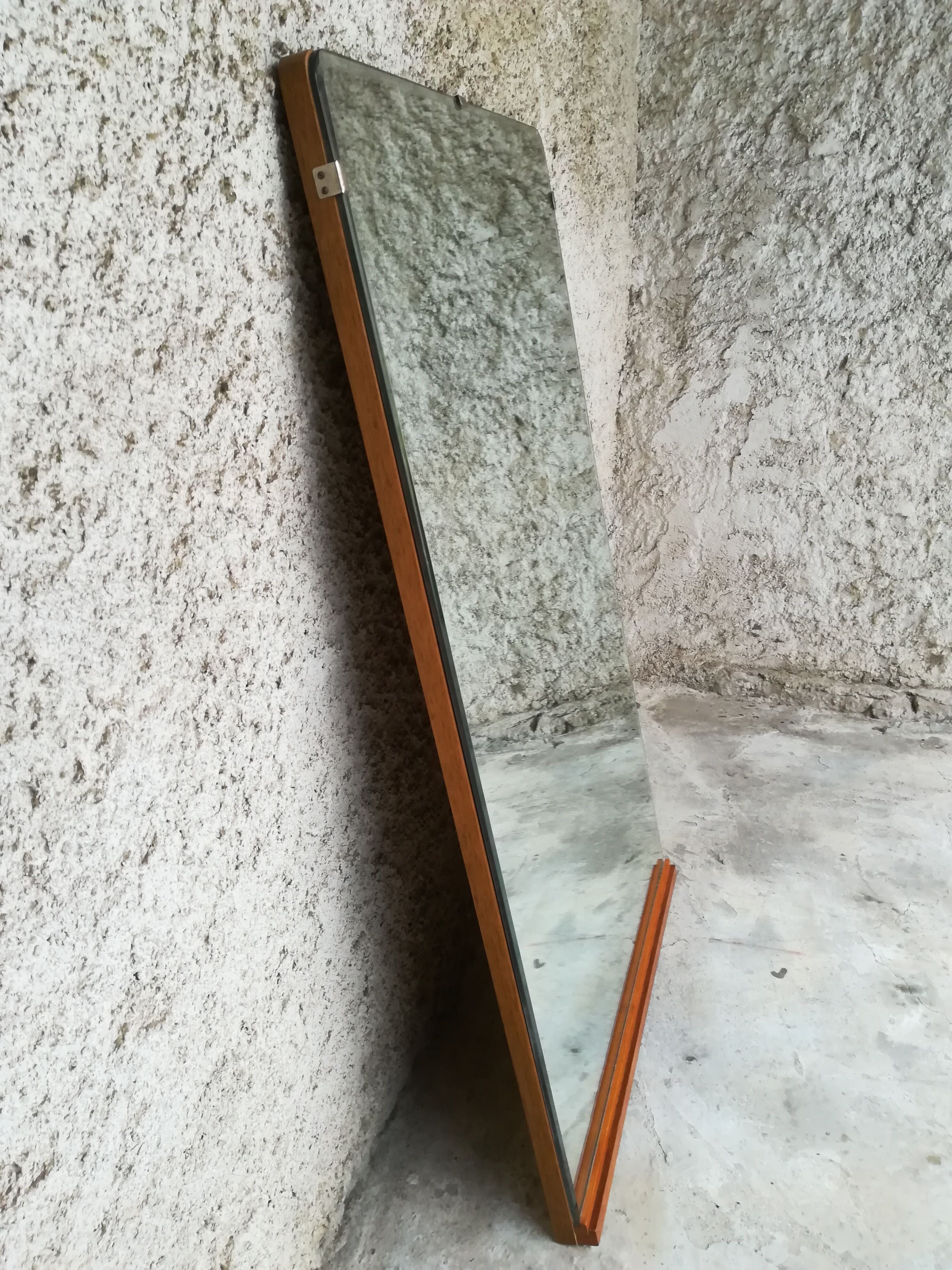 Scandinavian mirror 60's 103 cmx62 cm