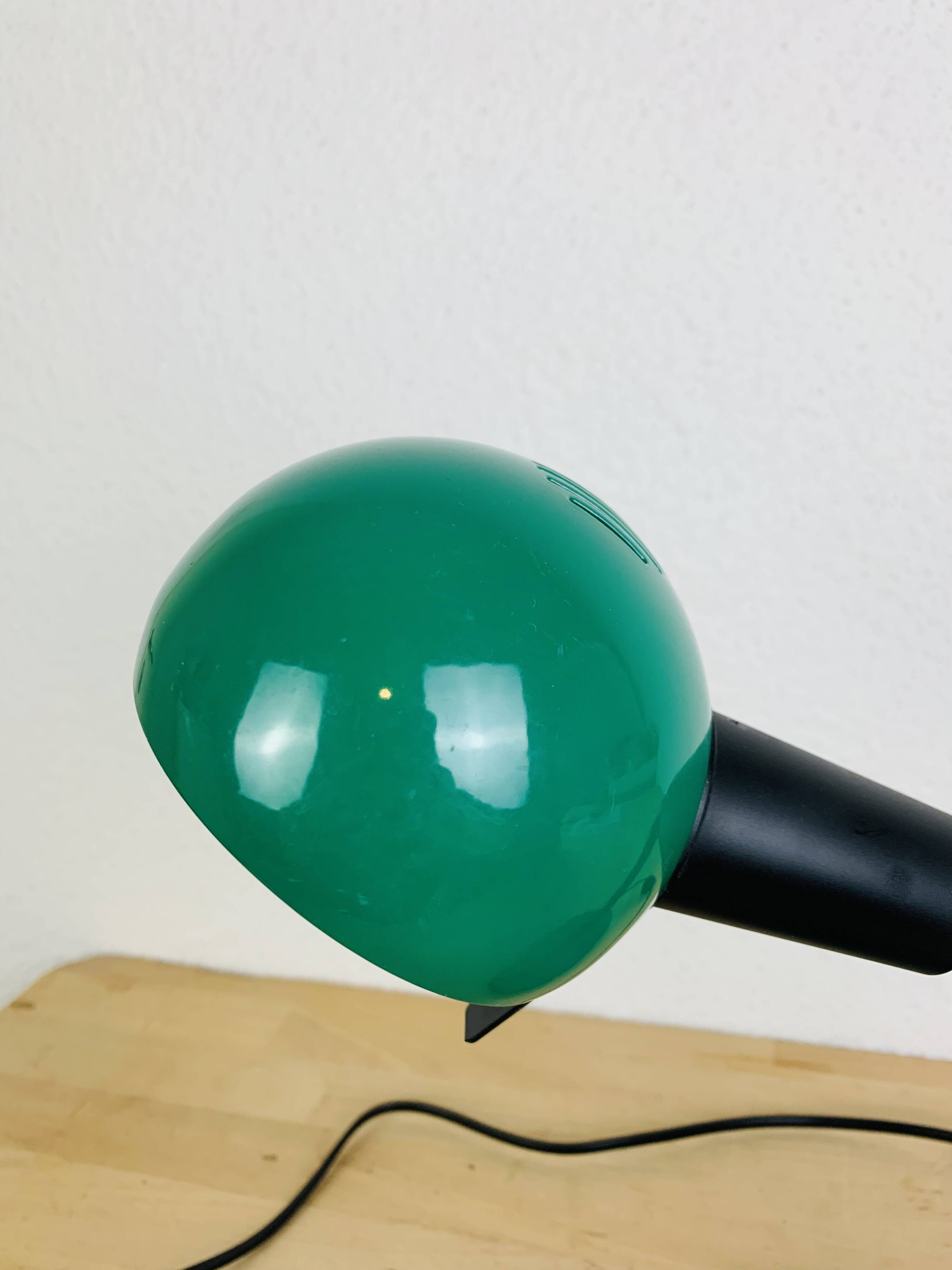 Lampe de bureau vintage métal vert
