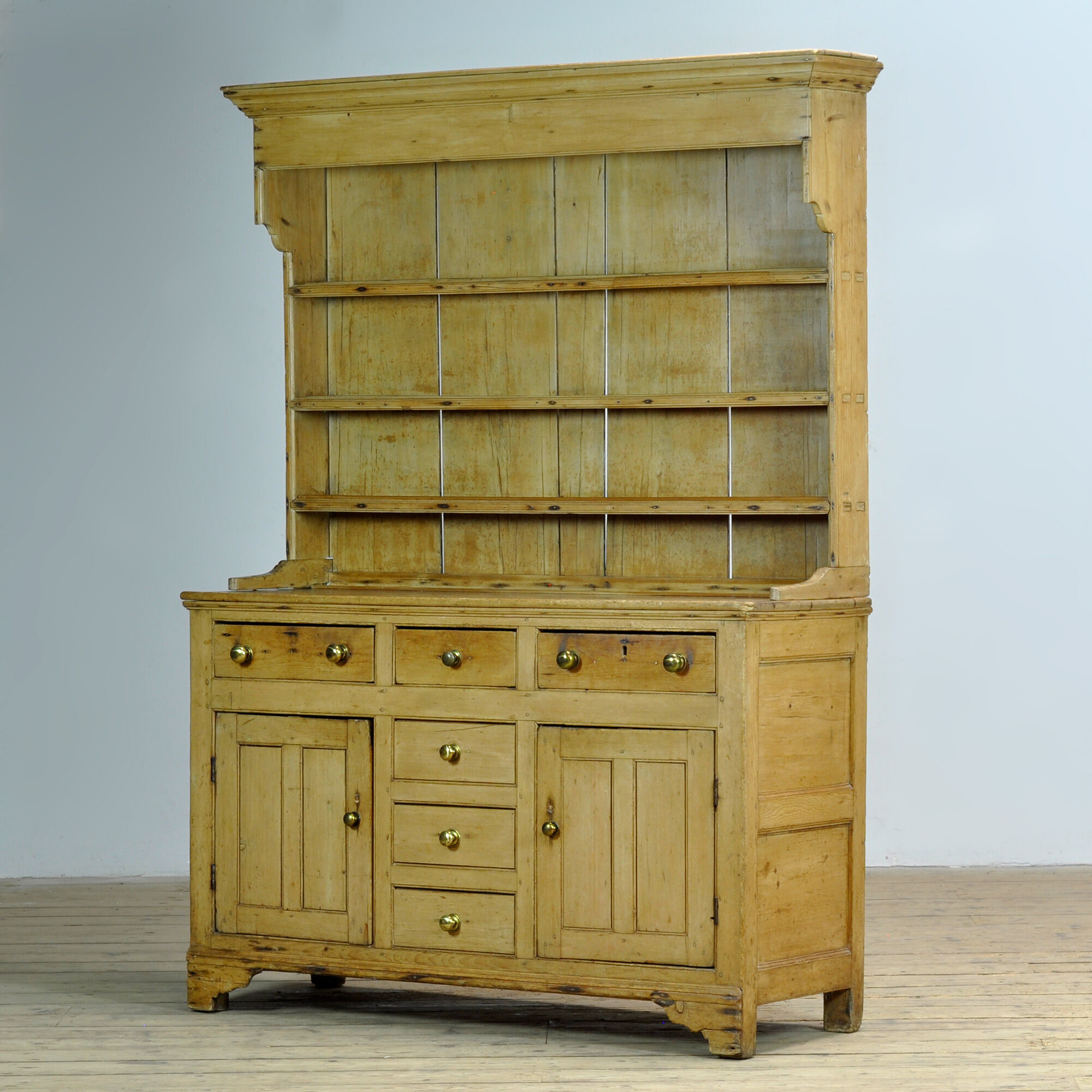 Pine buffet cabinet, circa 1850