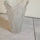 Pressed molded glass vasec 70s