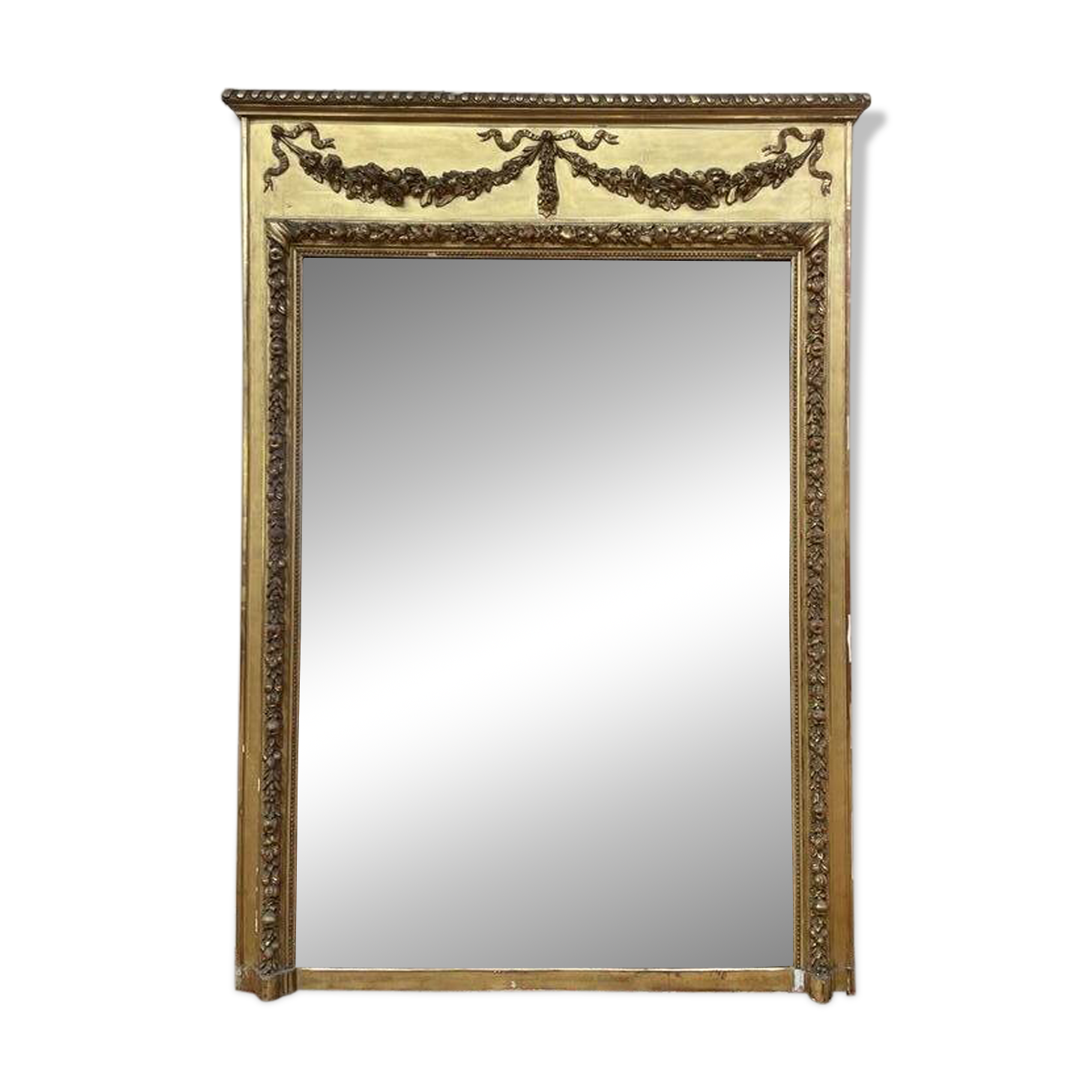 Miroir - Trumeau style Louis XVI époque  Napoléon III