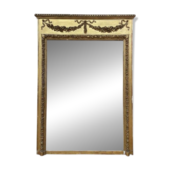 Miroir - Trumeau style Louis XVI époque  Napoléon III