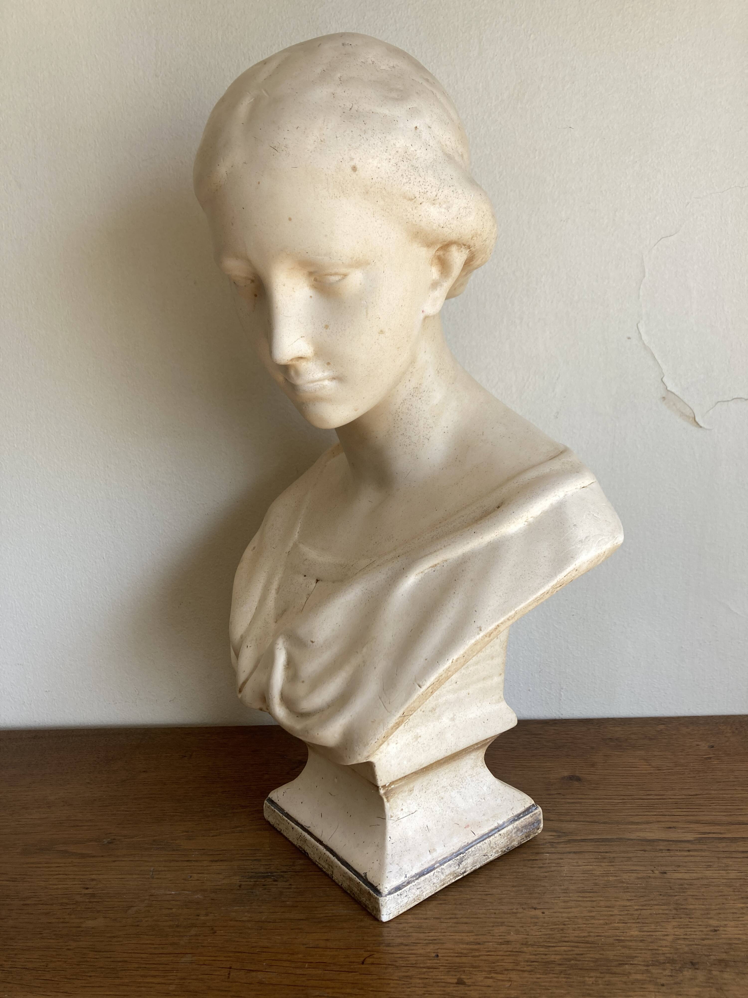 Plaster head known as Wicar, Renaissance Italy 17th century, Louvre Museum