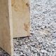 70s travertine and smoked glass designer coffee table