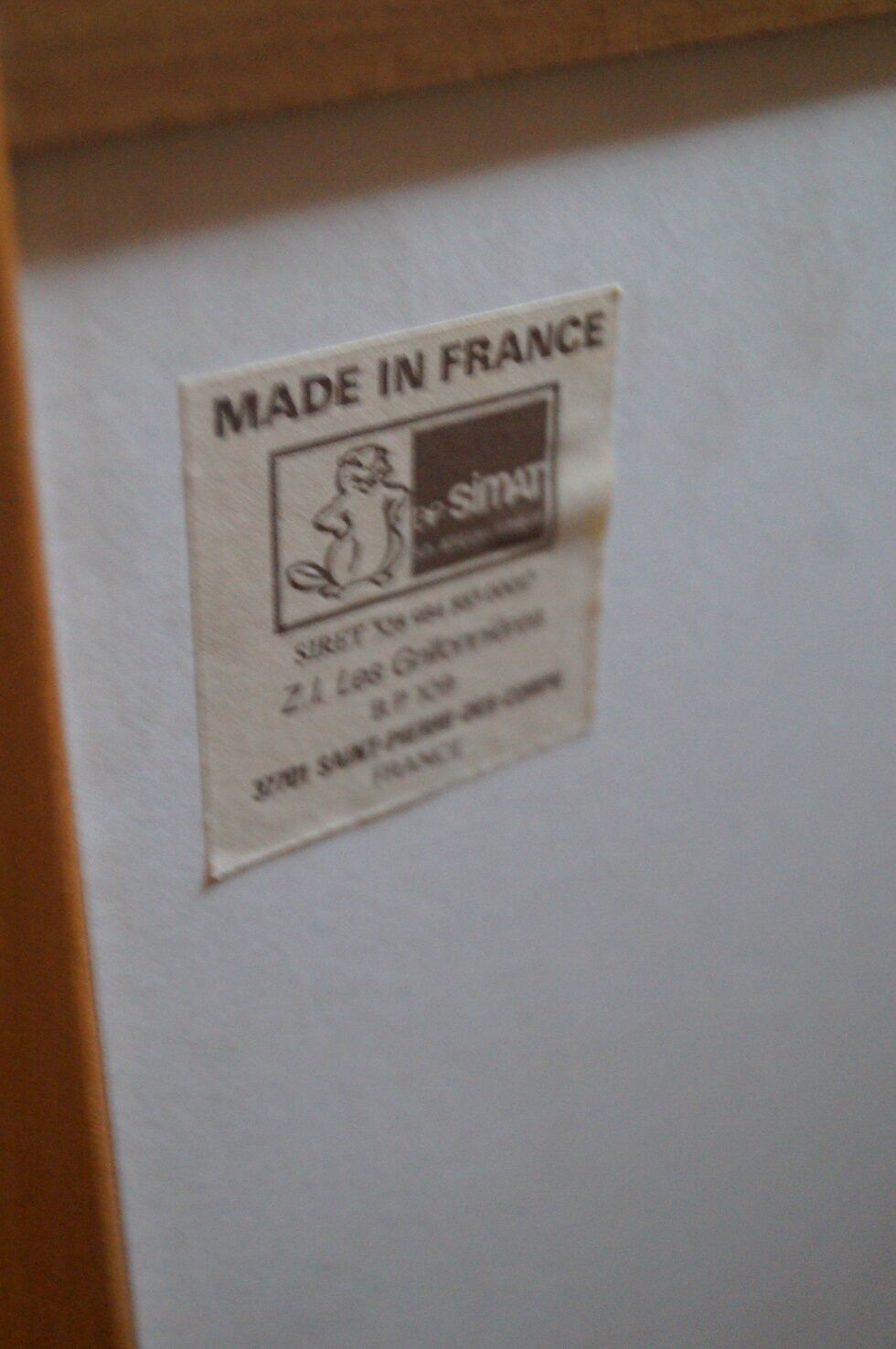 Commode Simat 1970 en orme