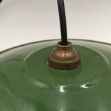 Three enamelled sheet metal suspensions