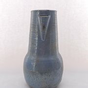 Large Stoneware Ceramic Pitcher Signed Drillon 50's