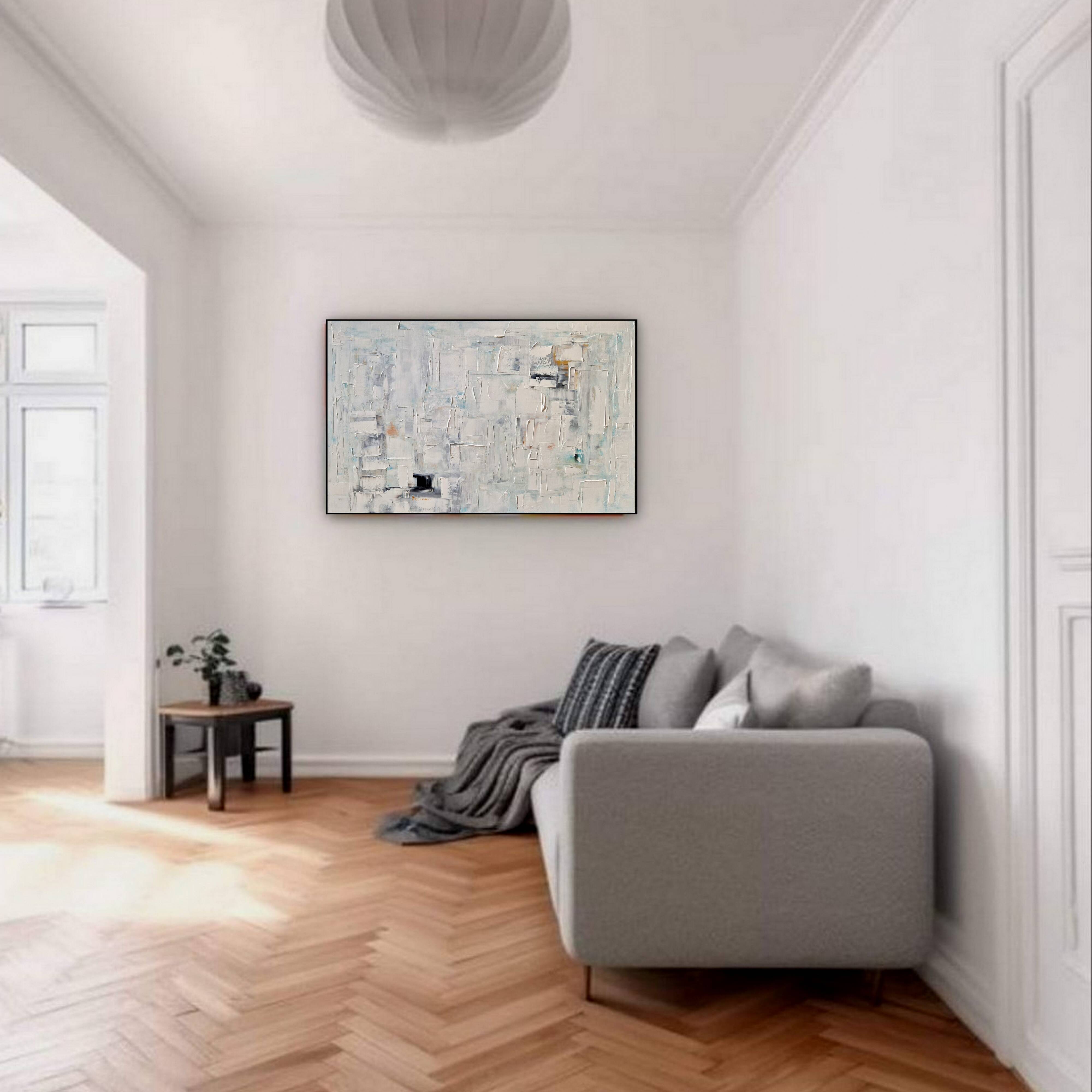 Abstract painting table