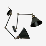 Pair of 2-arm industrial-style appliques