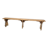 Grand banc de ferme en pin