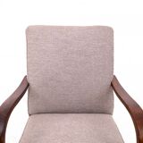 A pair of Art Deco armchairs designed by J. Halabala from the 1930s, Czechoslovakia. After renovation.