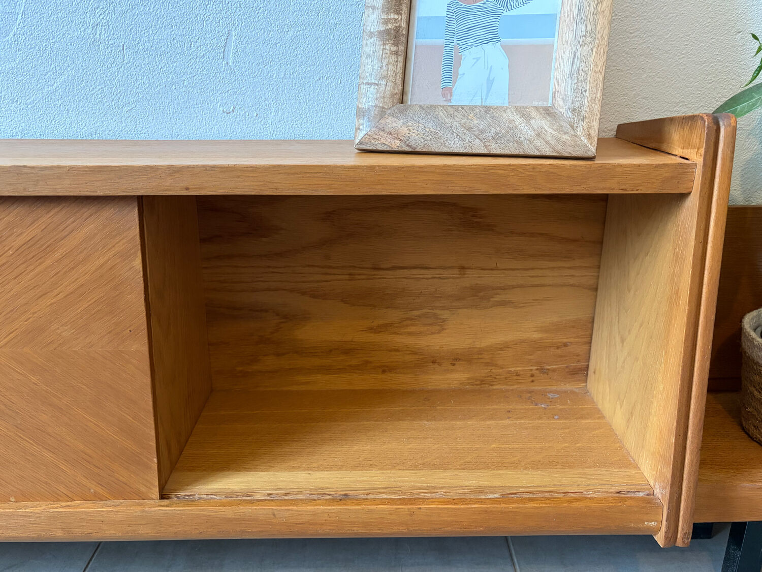 Vintage teak enfilade (shallow)