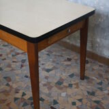 Table vintage formica and wood