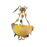 Tole Crystal Sconces Set of 2