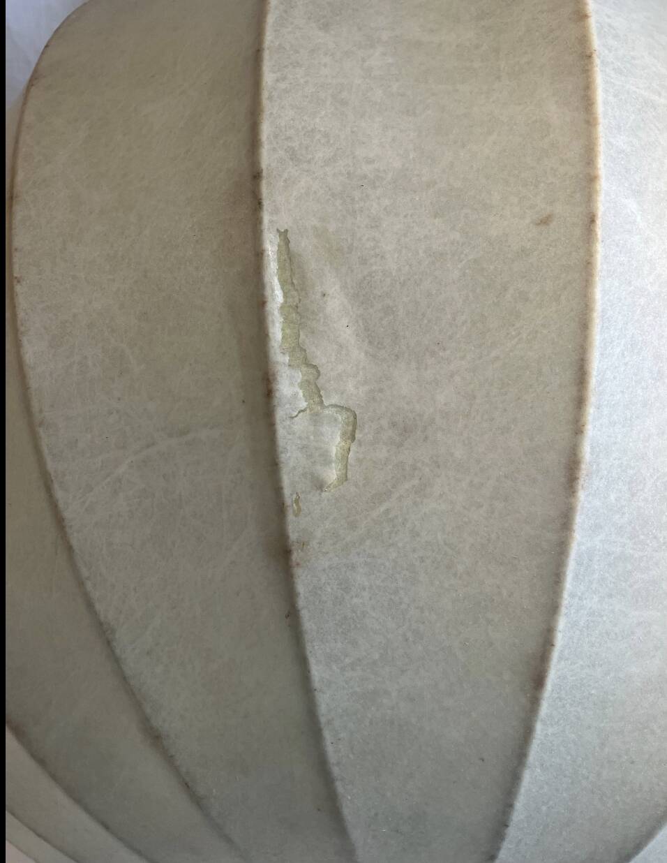 Vintage cocoon pendant light Goldkant Leuchten – Germany 1960/70