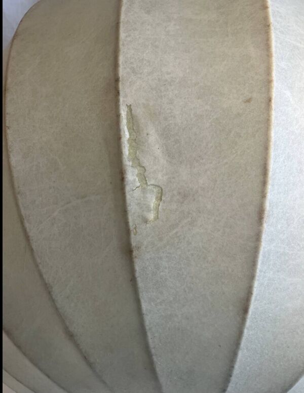 Suspension cocoon vintage Goldkant Leuchten – Allemagne 1960/70