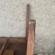 Solid oak farmhouse table with 2 drawers 1900