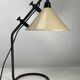 Lampe de bureau architecturale « moderniste » en métal brun, hollandais des années 1970