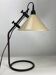 Brown metal "modernist" architectural desk lamp, Dutch 1970s