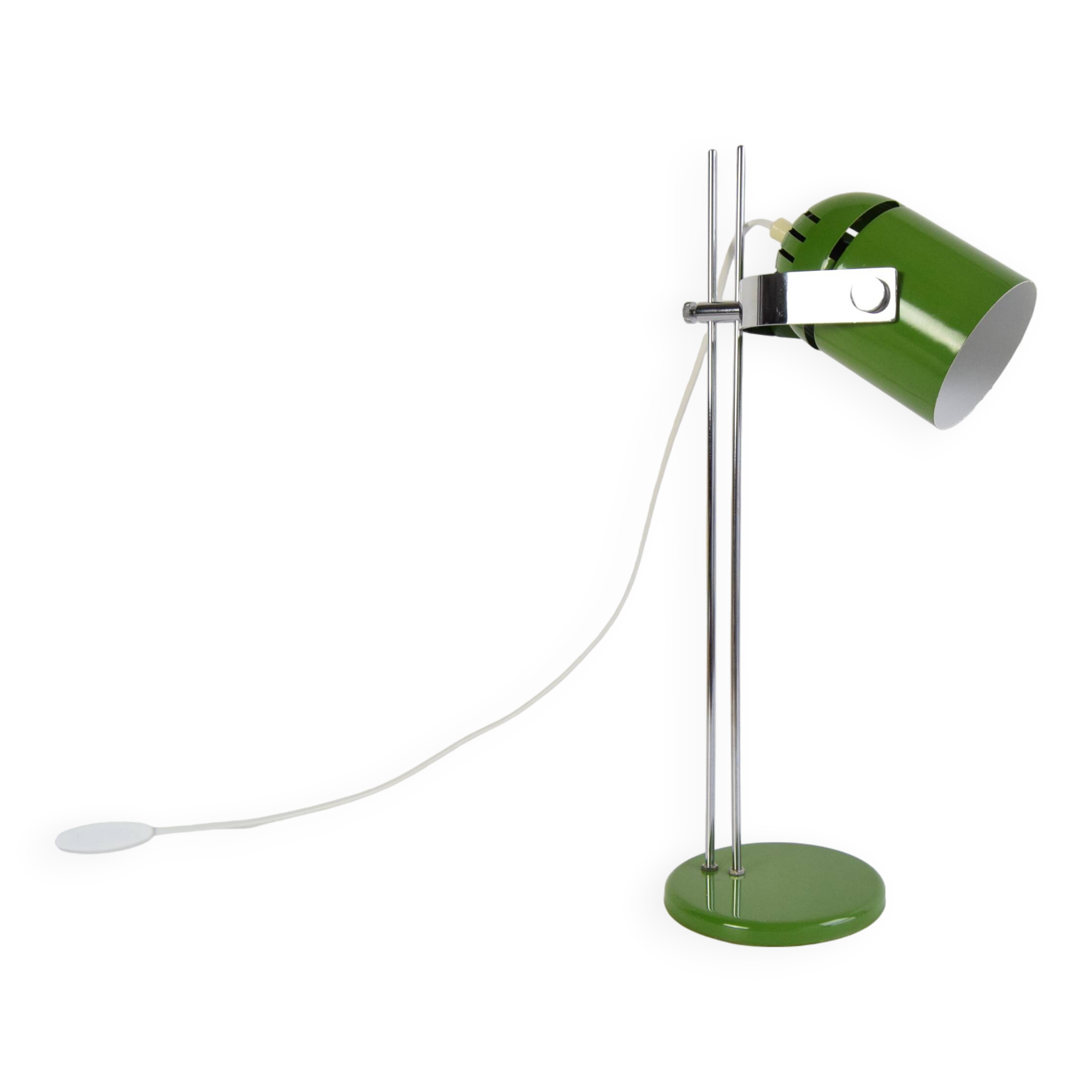 Green Table Lamp Combi Lux by Stanislav Indra, Czechoslovakia, 1970's.