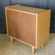 Light wood chest of drawers 4 drawers 1960 Spindle legs