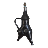 Pied de lampe forme libre en céramique style Vallauris, années 50