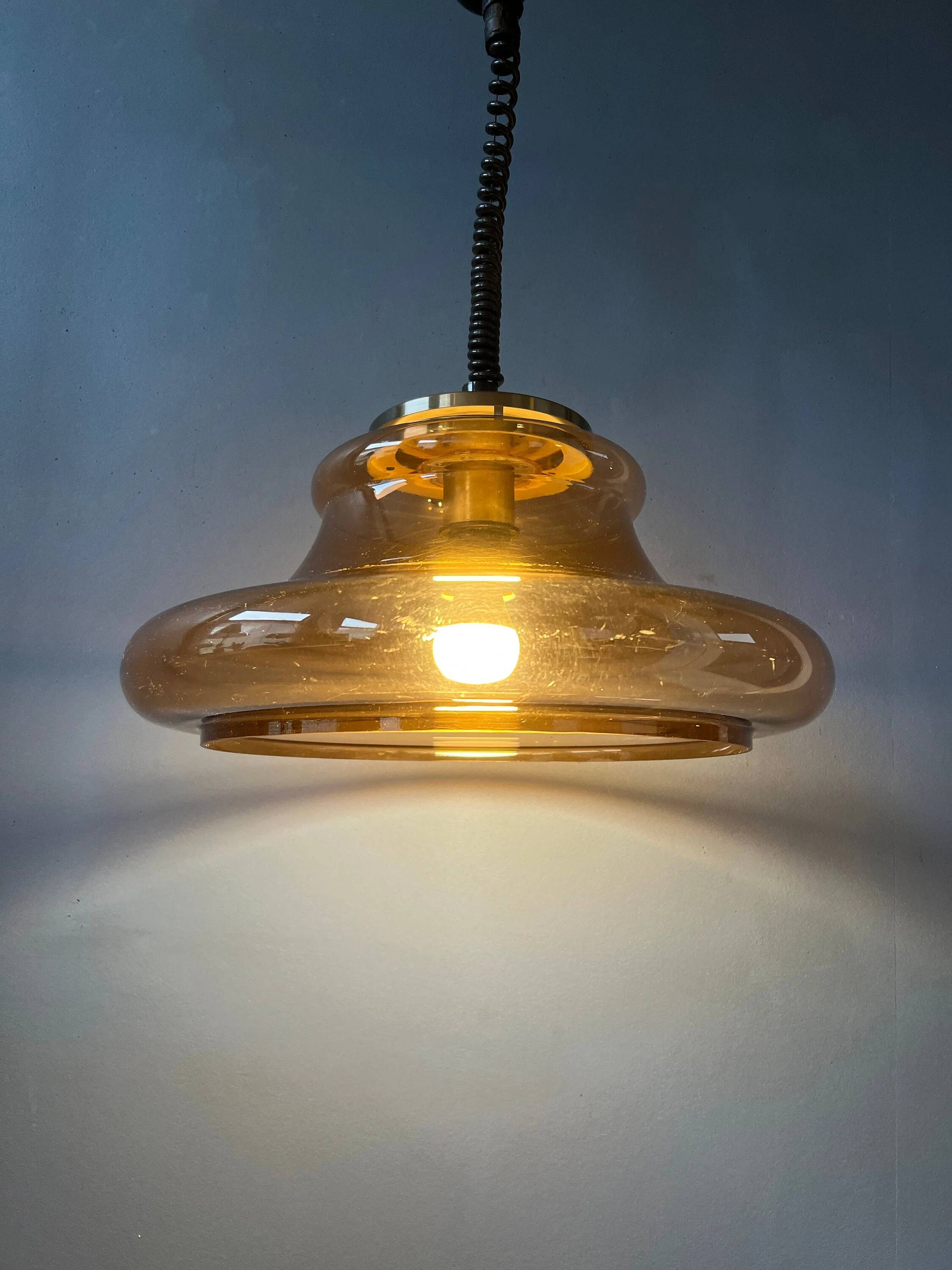 Suspension Space Age by Herda / vintage mid-century ceiling lamp