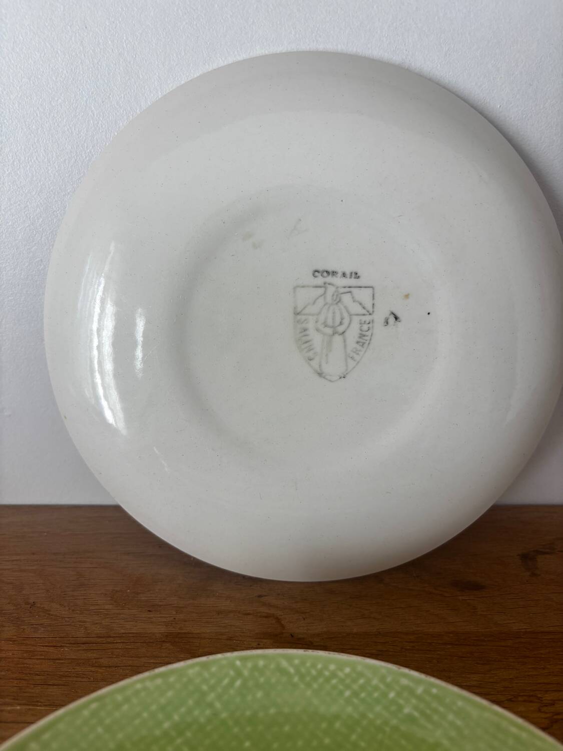 Vintage lot of 4 dessert plates Salins Deauville