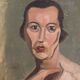 Old oil portrait