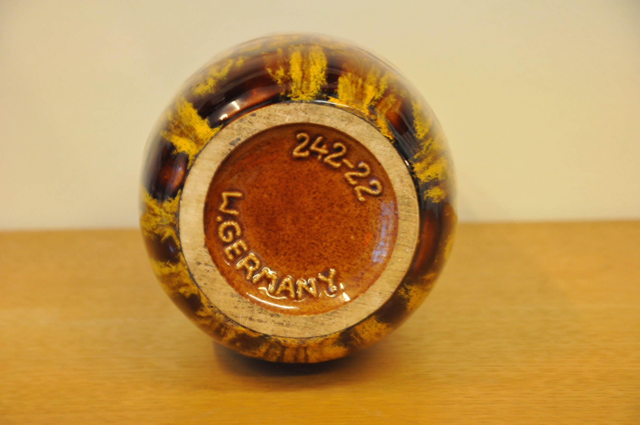 Ceramic vase West Germany 60 years