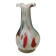 Vintage Seguso Venezia Harlequin style glass vase Italy 1970-80s.