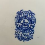 8 blue & white soup plates Broadhurst, Lunéville, Myott and Royal Sphinx Regout Maestricht