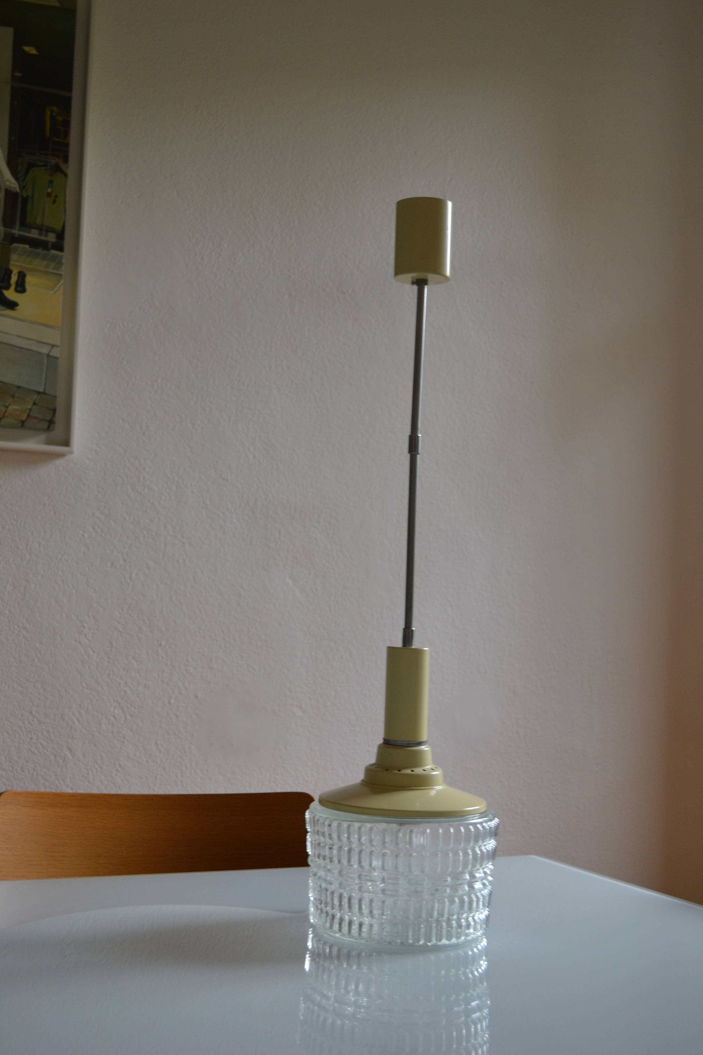 Modernist pendant chandelier 1950s 1960s italy