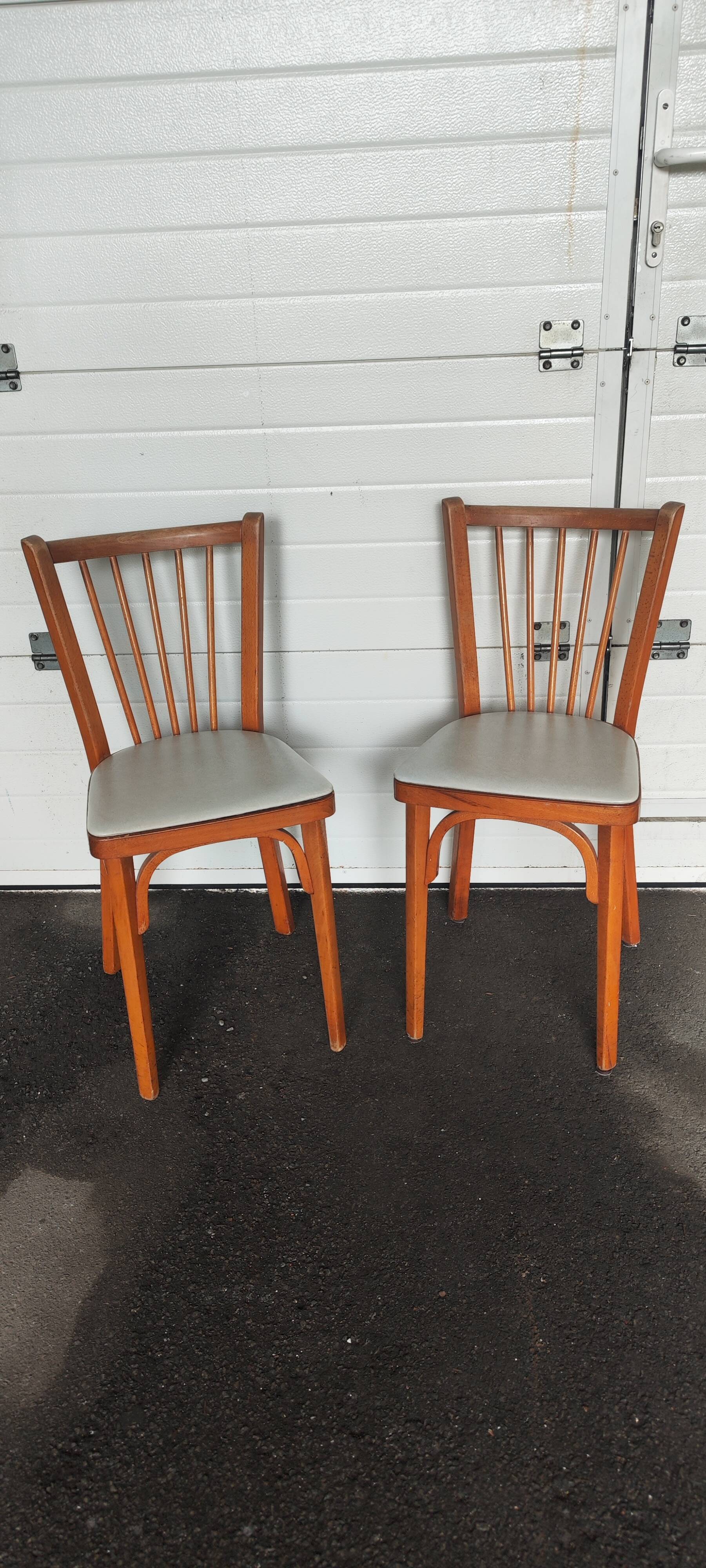 Pair of Baumann chairs 1970