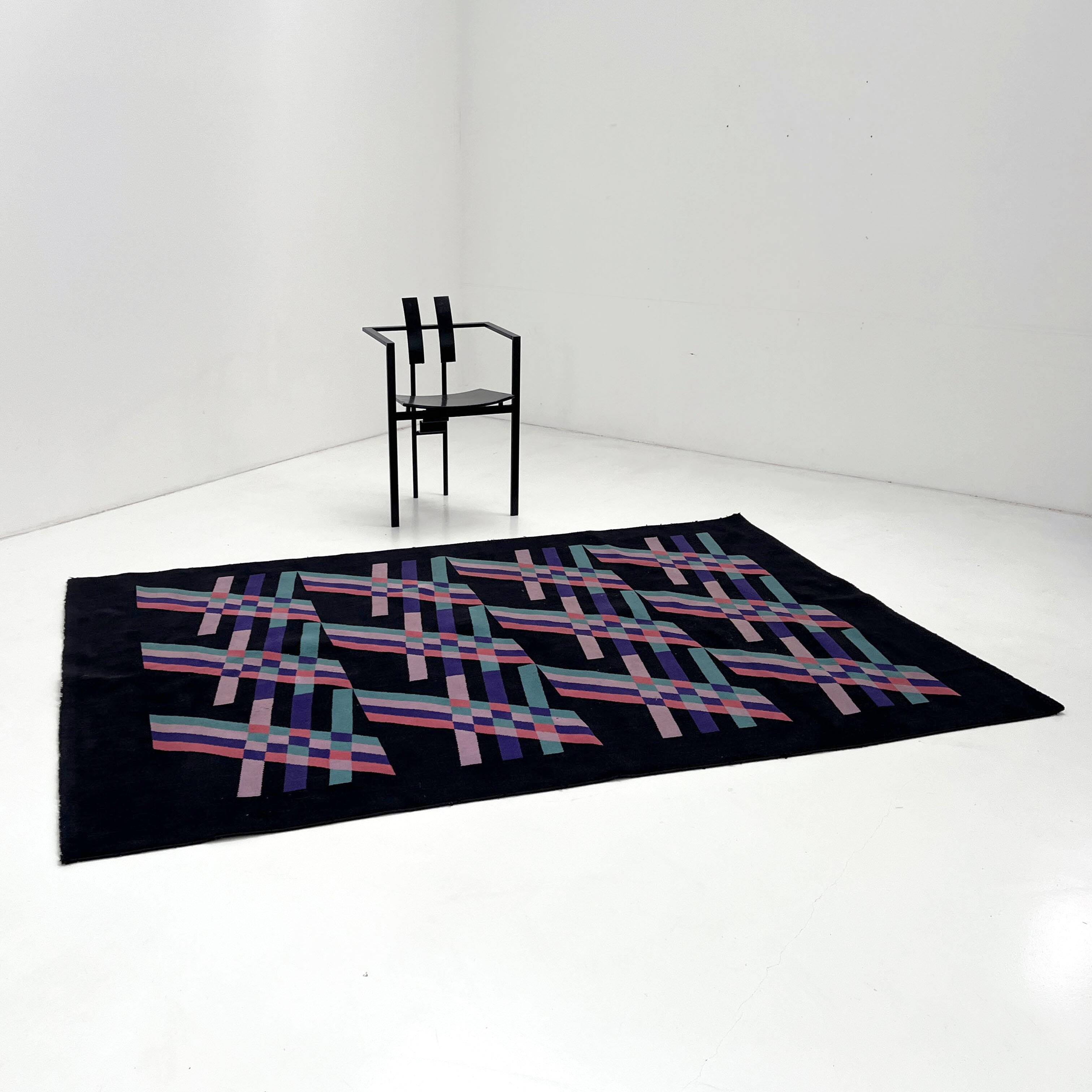 Tapis aux formes géométriques par Missoni, 1980