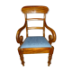 Fauteuil Charles X à crosses/bras enroulés