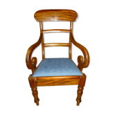 charles X chair with rolled-up butts/arms