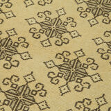 Hand-knotted wool turkish beige carpet 86 cm x 190 cm