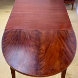 Oval mahogany table Empire style